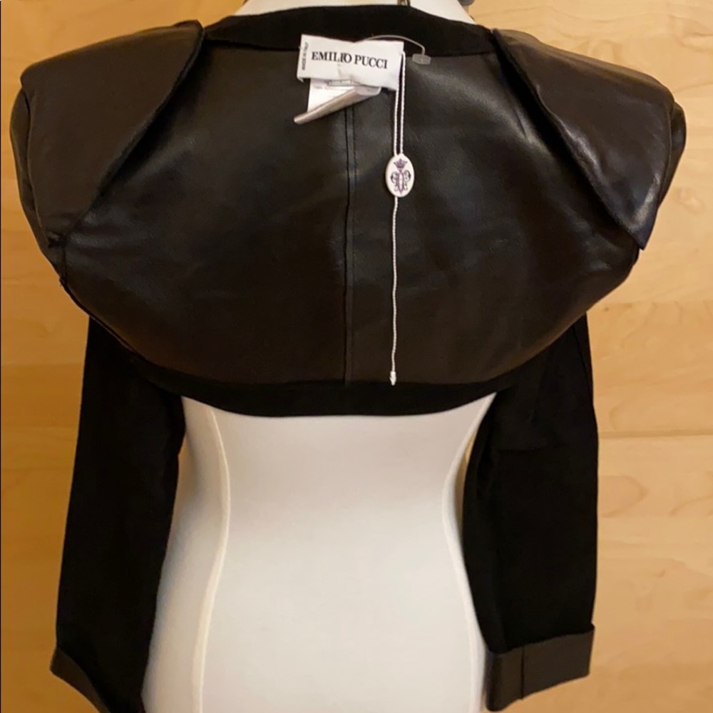 NEW EMILIO PUCCI Runway bolero jacket S/6-US=40 IT - Picture 6 of 10